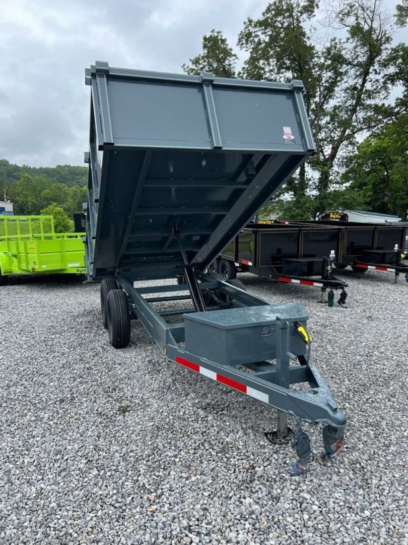 New 2026 P & T Trailers 7K 6X12 DUMP SREAD GATE Dump Trailer