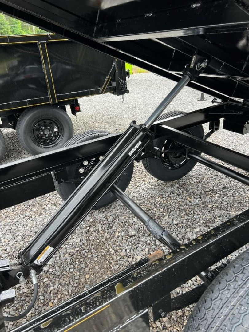 New 2026 P & T Trailers 7K 6X10 DUMP SREAD GATE Dump Trailer