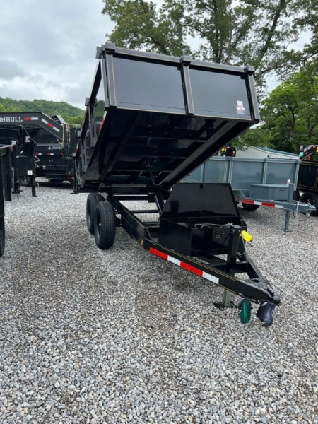 New 2026 P & T Trailers 7K 6X10 DUMP SREAD GATE Dump Trailer