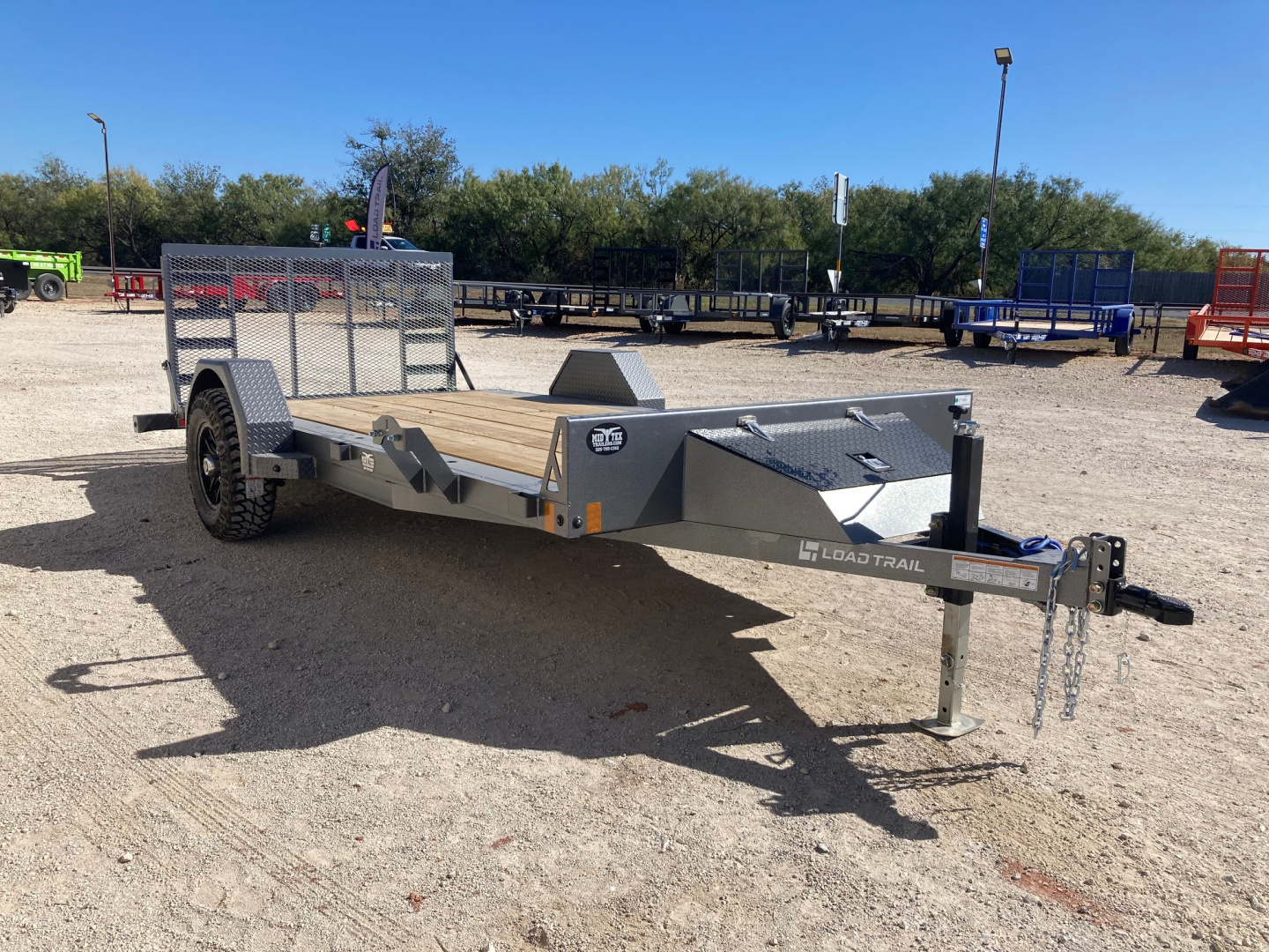 New 2026 Load Trail SA 14' x 77" Single Axle SXS (4" Channel Frame) Utility Trailer