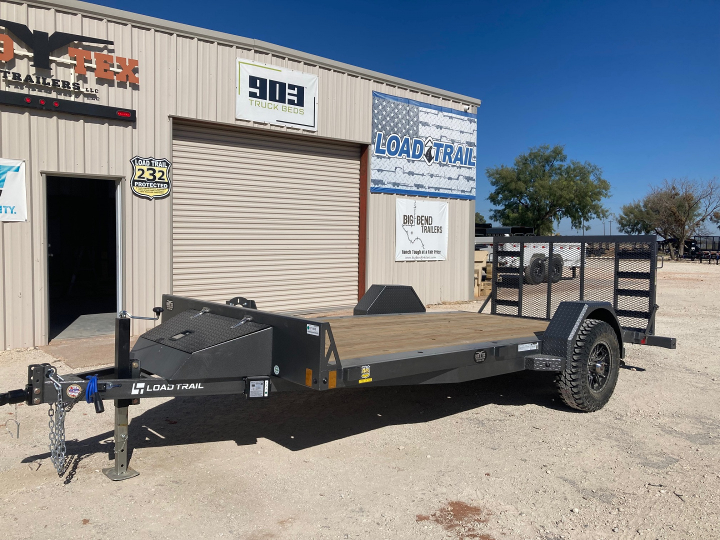 New 2026 Load Trail SA 14' x 77" Single Axle SXS (4" Channel Frame) Utility Trailer
