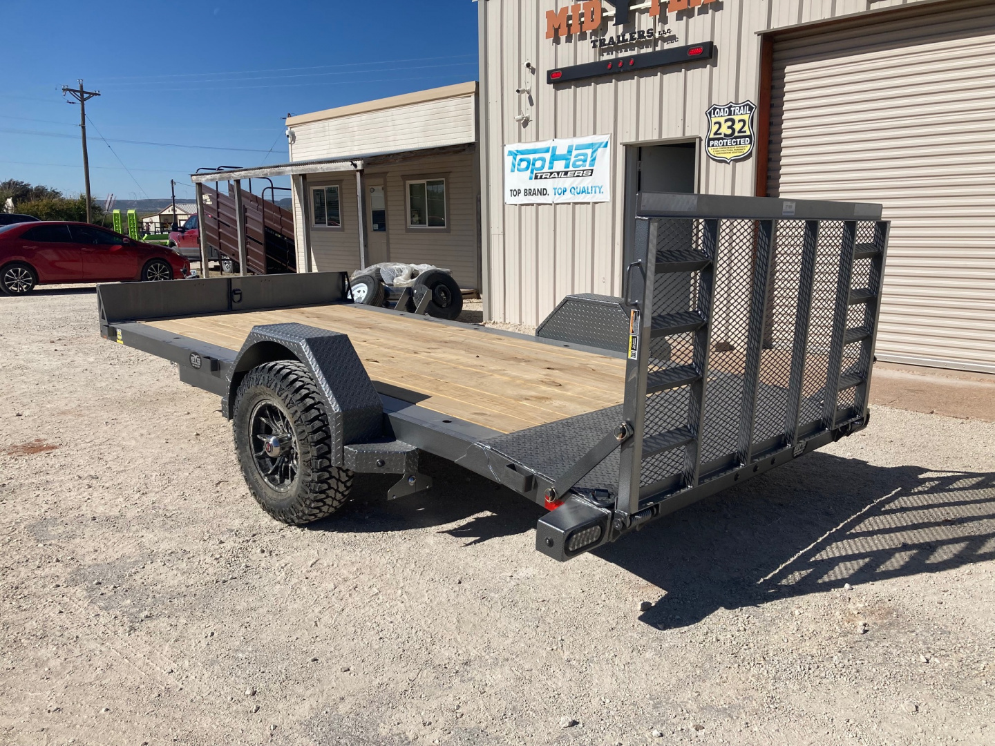 New 2026 Load Trail SA 14' x 77" Single Axle SXS (4" Channel Frame) Utility Trailer
