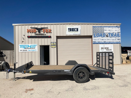 New 2026 Load Trail SA 14' x 77  Single Axle SXS (4  Channel Frame) Utility Trailer