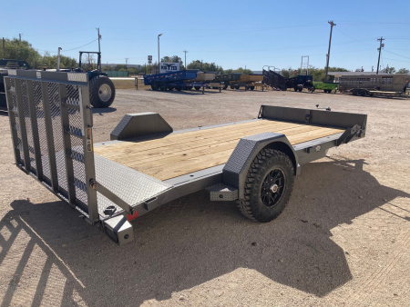 New 2026 Load Trail SA 14' x 77" Single Axle SXS (4" Channel Frame) Utility Trailer