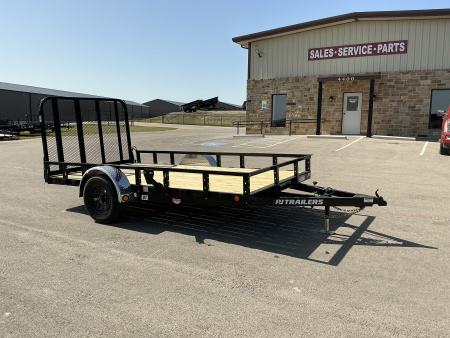 2026 PJ 77"x12' Single Axle Utility Trailer - U7