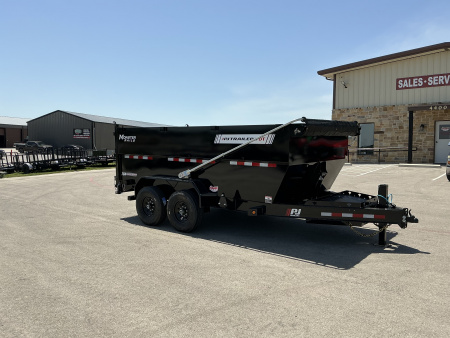 New 2026 PJ 83"x14' BP Tandem Axle Low Pro Telescopic Dump w/ 48" Sides – DT Voyager Package