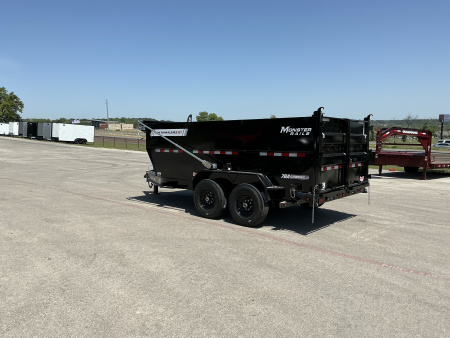 New 2026 PJ 83"x14' BP Tandem Axle Low Pro Telescopic Dump w/ 48" Sides – DT Voyager Package