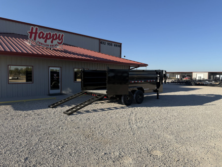 New 2026 PJ 83"x14' GN Tandem Axle Low Pro Telescopic Dump w/ 48" Sides – DT