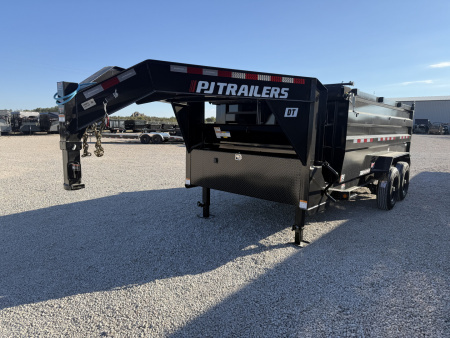 New 2026 PJ 83"x14' GN Tandem Axle Low Pro Telescopic Dump w/ 48" Sides – DT