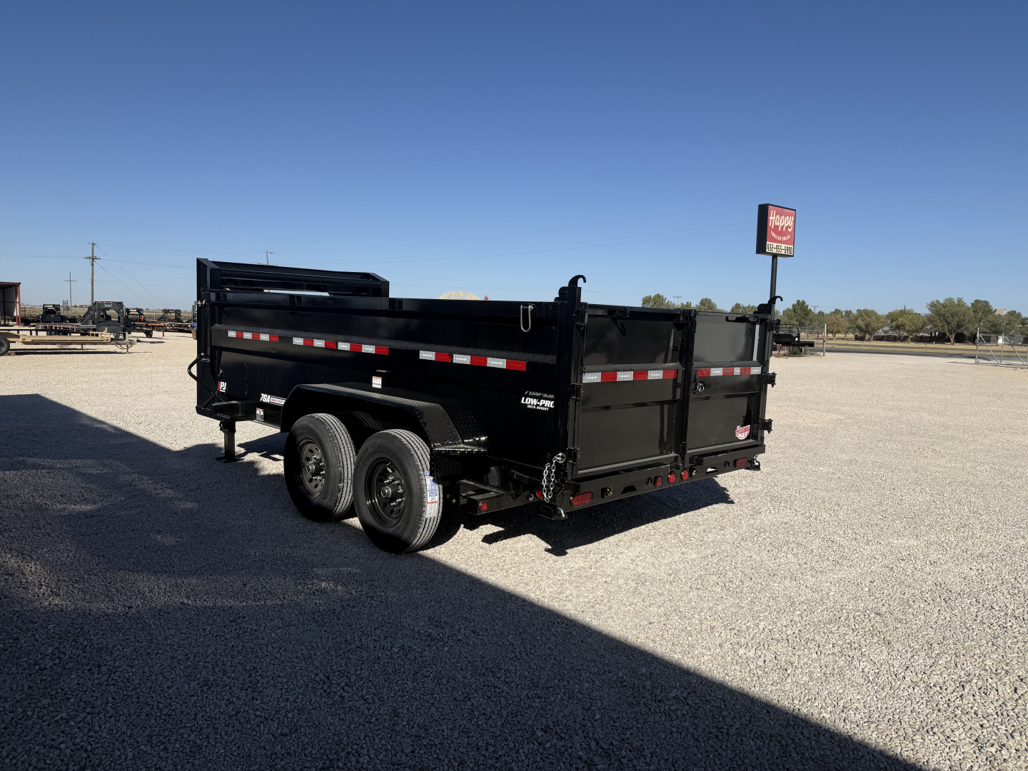 New 2026 PJ 83"x14' GN Tandem Axle Low Pro High Side Dump w/ 36" Sides – DM