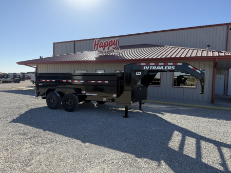 New 2026 PJ 83"x14' GN Tandem Axle Low Pro High Side Dump w/ 36" Sides – DM