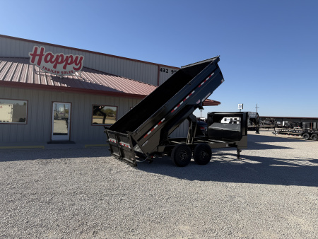 New 2026 PJ 83"x14' GN Tandem Axle Low Pro High Side Dump w/ 36" Sides – DM