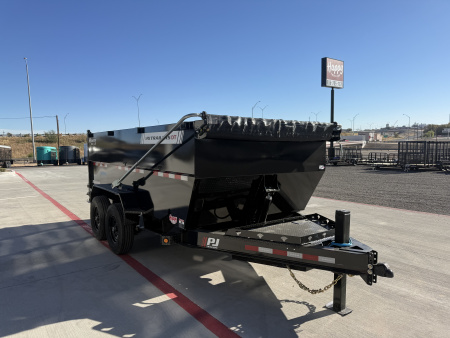 New 2026 PJ 83"x14' BP Tandem Axle Low Pro Telescopic Dump w/ 48" Sides – DT Voyager Package
