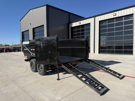 New 2026 PJ 83"x14' BP Tandem Axle Low Pro Telescopic Dump w/ 48" Sides – DT Voyager Package