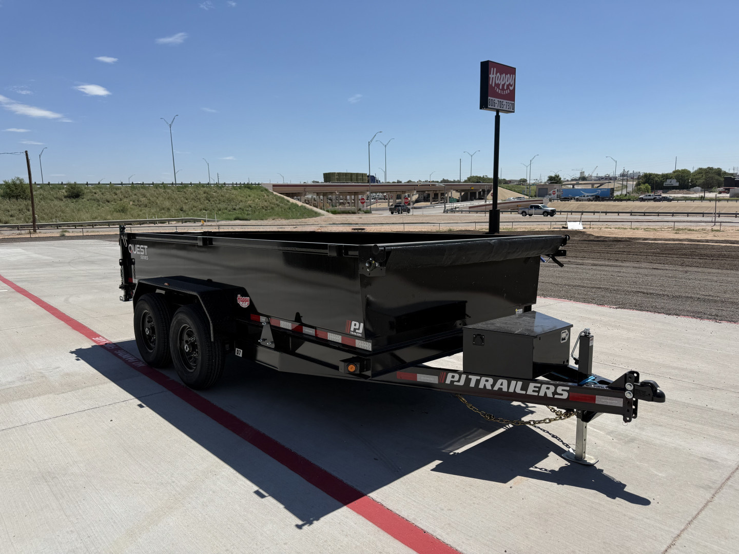 New 2026 PJ 83"x14' BP Tandem Axle Dump w/ 24" Sides – D7