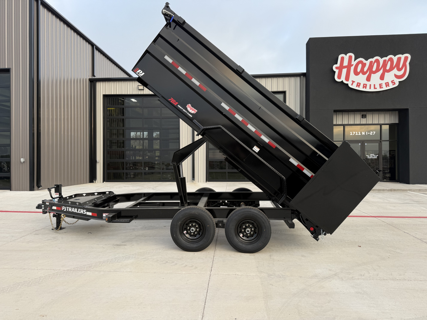 New 2026 PJ 83"x14' BP Tandem Axle Low Pro High Side Dump w/ 48" Sides – DM