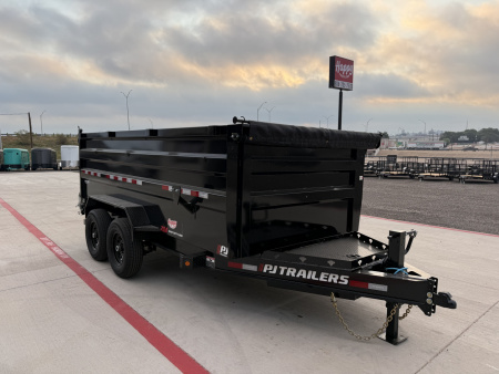 New 2026 PJ 83"x14' BP Tandem Axle Low Pro High Side Dump w/ 48" Sides – DM
