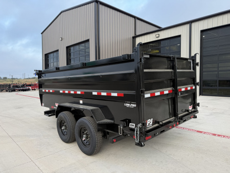 New 2026 PJ 83"x14' BP Tandem Axle Low Pro High Side Dump w/ 48" Sides – DM