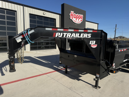 New 2026 PJ 83"x16' GN Tandem Axle Low Pro Telescopic Dump w/ 36" Sides – DT