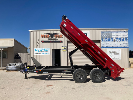 New 2026 Load Trail DT 14' x 83  Tandem Axle (8  x 13lb I-Beam) Dump Trailer