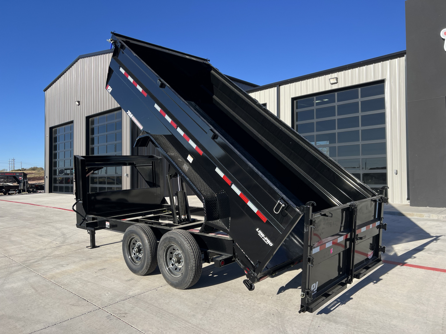 New 2026 PJ 83"x14' GN Tandem Axle Low Pro High Side Dump w/ 36" Sides – DM