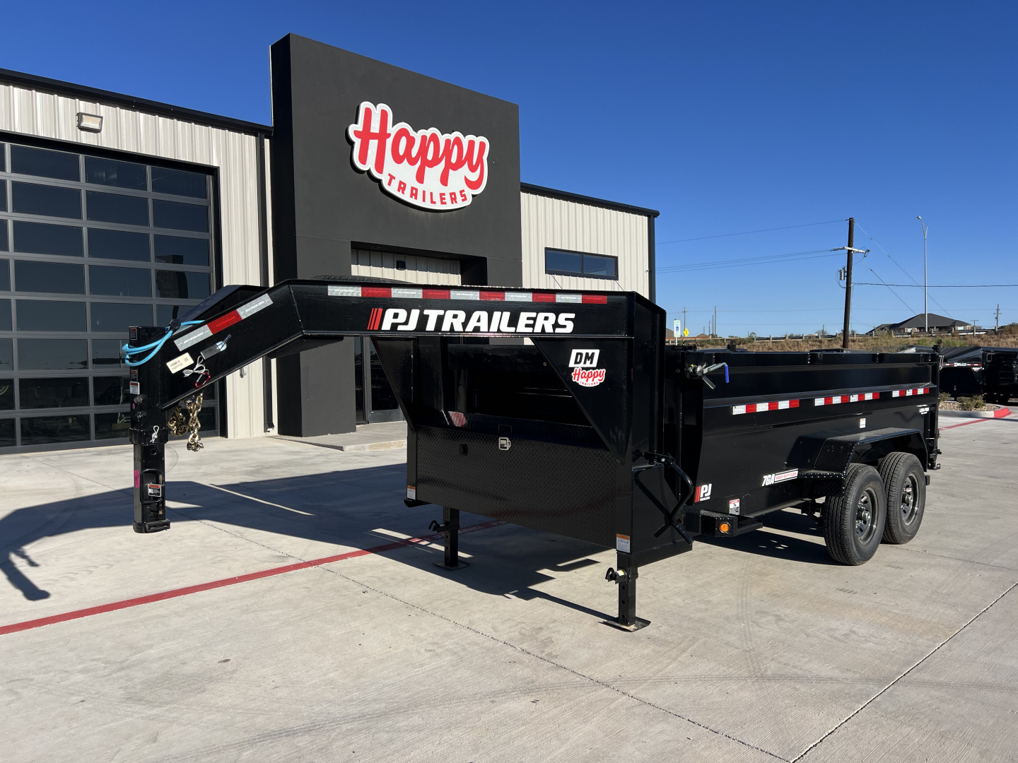 New 2026 PJ 83"x14' GN Tandem Axle Low Pro High Side Dump w/ 36" Sides – DM