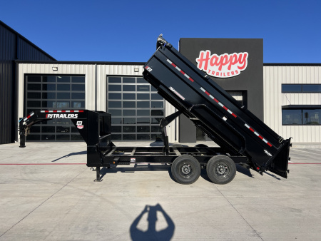New 2026 PJ 83 x14' GN Tandem Axle Low Pro High Side Dump w/ 36  Sides – DM