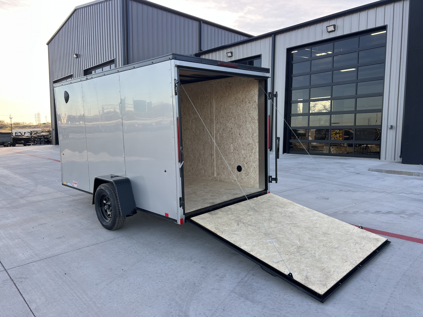 New 2026 Compass 6'x12' Enclosed Cargo Trailer - Indigo DLX