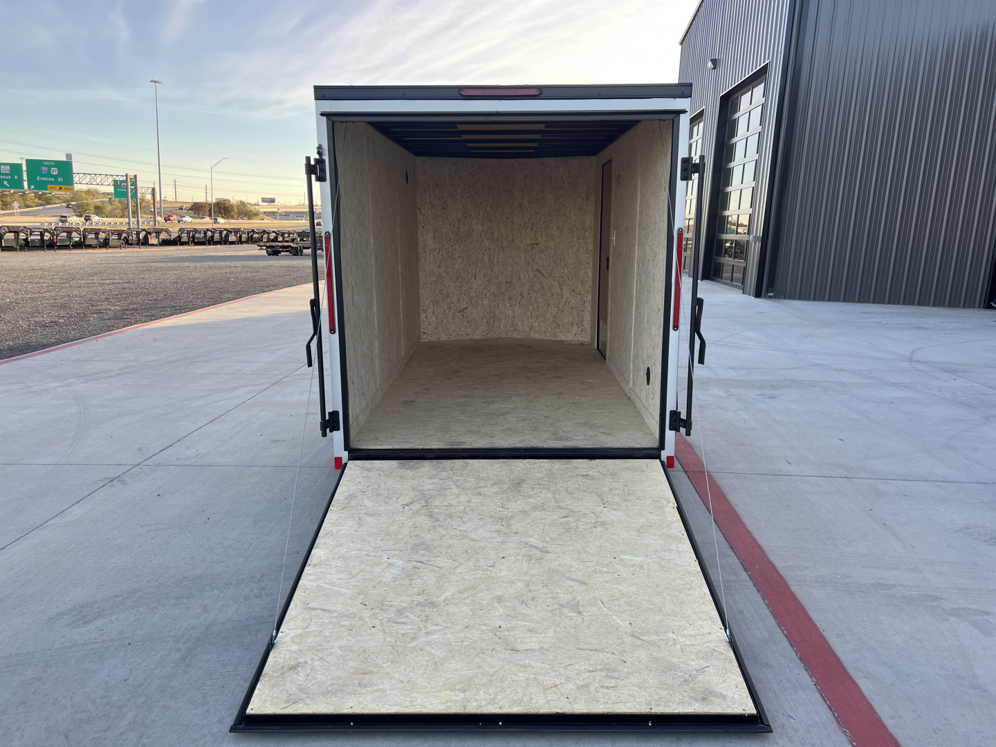 New 2026 Compass 6'x12' Enclosed Cargo Trailer - Indigo DLX