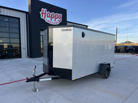 2026 Compass 6'x12' Enclosed Cargo Trailer - Indigo DLX