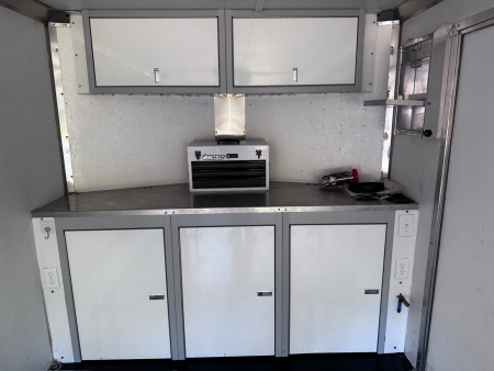 Used 2024 Sure-Trac 7x16 7k Motorcycle Cargo / Enclosed Trailer