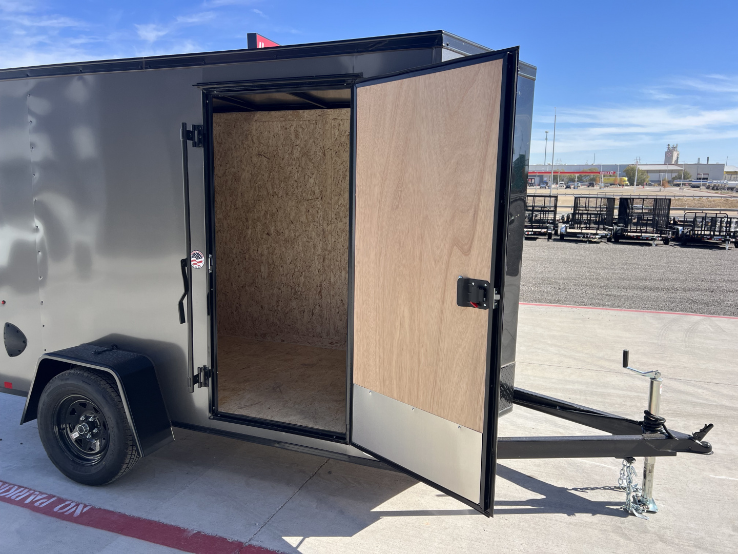 New 2026 Compass 5'x10' Enclosed Cargo Trailer - Indigo DLX