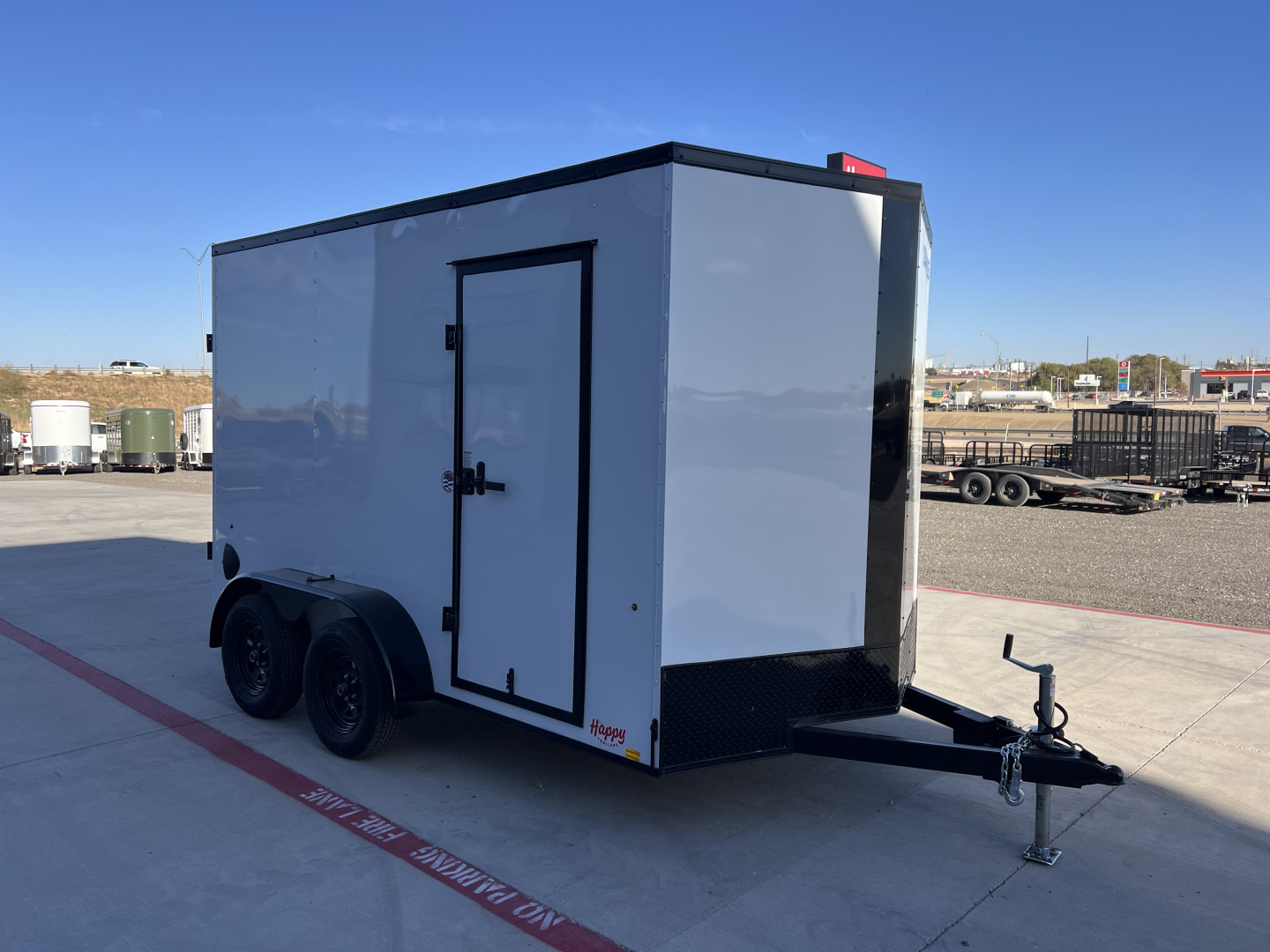 New 2026 Compass 7'x12' Enclosed Cargo Trailer - Indigo DLX