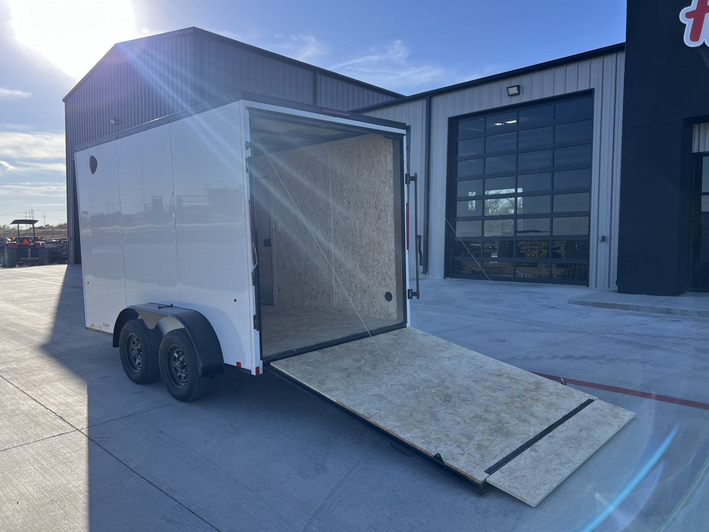 New 2026 Compass 7'x12' Enclosed Cargo Trailer - Indigo DLX