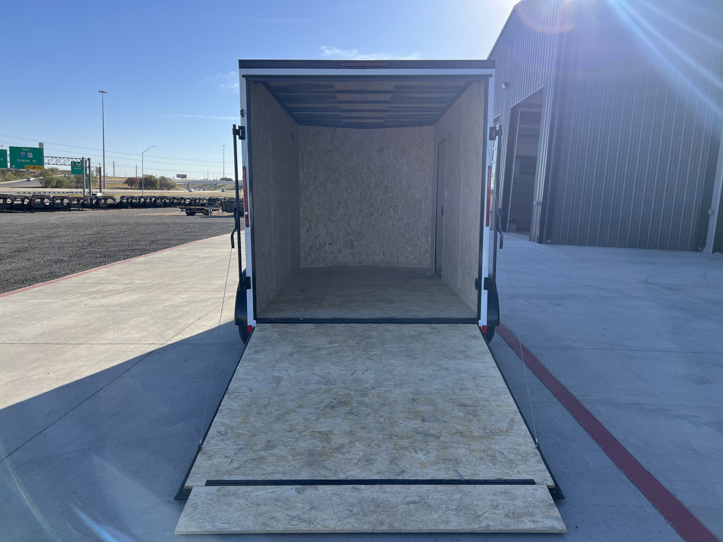 New 2026 Compass 7'x12' Enclosed Cargo Trailer - Indigo DLX