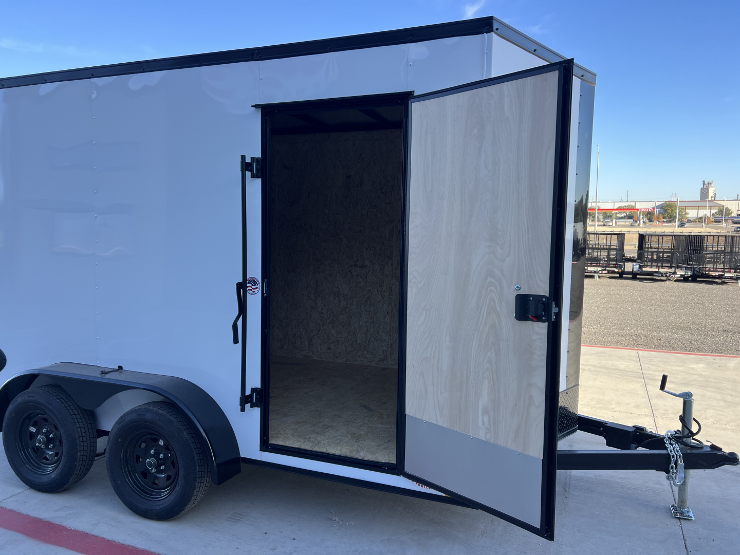 New 2026 Compass 7'x12' Enclosed Cargo Trailer - Indigo DLX