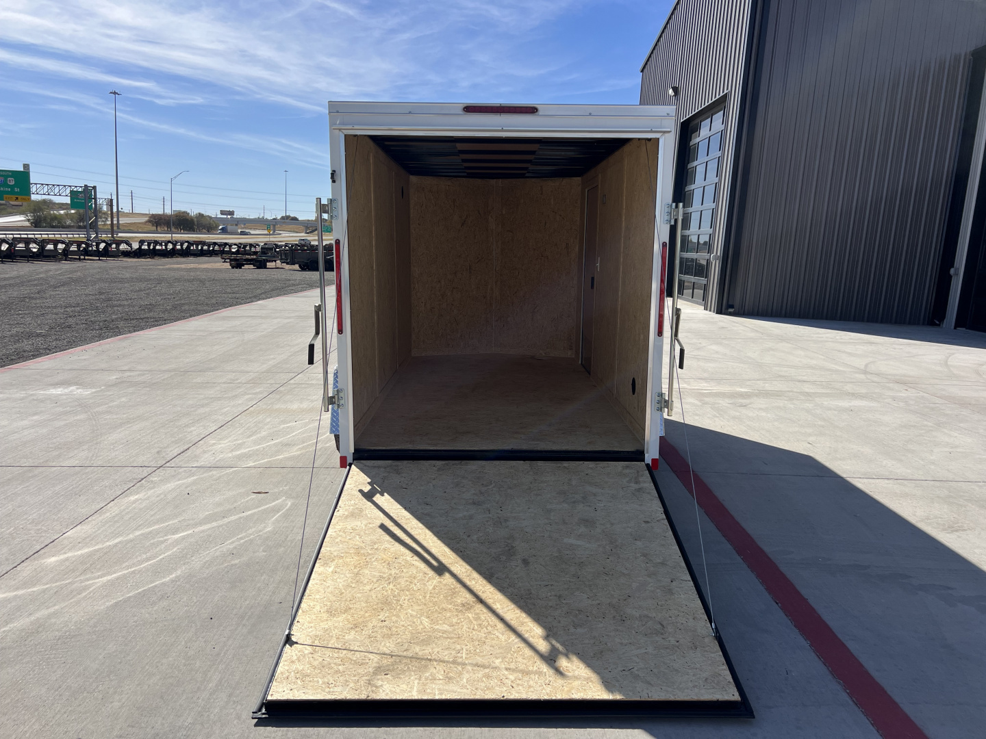 New 2026 Compass 6'x12' Enclosed Cargo Trailer - Indigo DLX