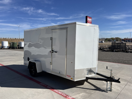 New 2026 Compass 6'x12' Enclosed Cargo Trailer - Indigo DLX