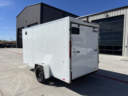 New 2026 Compass 6'x12' Enclosed Cargo Trailer - Indigo DLX