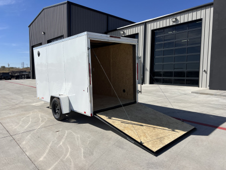 New 2026 Compass 6'x12' Enclosed Cargo Trailer - Indigo DLX