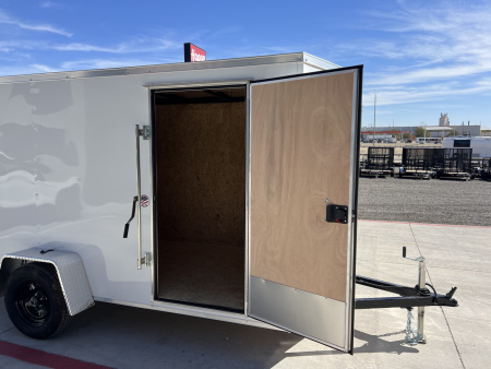 New 2026 Compass 6'x12' Enclosed Cargo Trailer - Indigo DLX