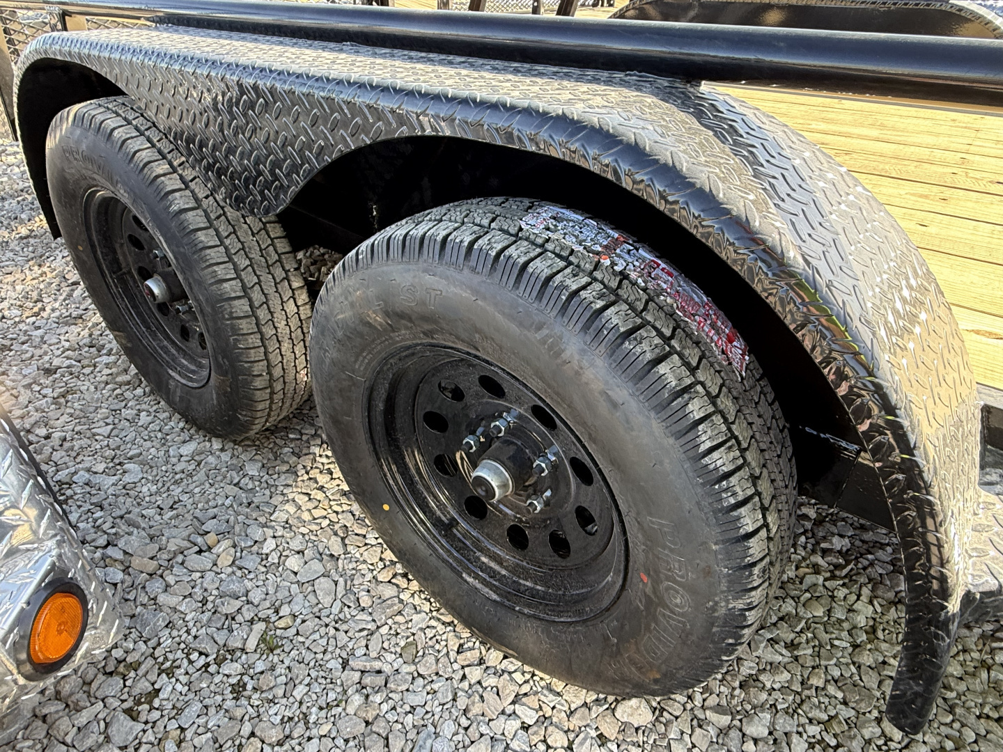 New 2026 RAWMAXX UTILITY UTX1883BP7K 83X18 TA DOVETAIL W/ HD GATE (GVW:7000) JET BLACK