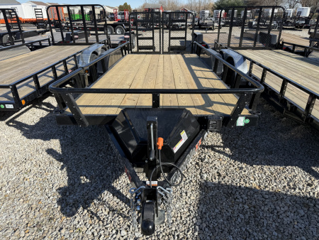 New 2026 RAWMAXX UTILITY UTX1883BP7K 83X18 TA DOVETAIL W/ HD GATE (GVW:7000) JET BLACK