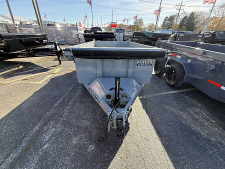New 2026 RAWMAXX SDX10BP7K Dump Trailer 60x10 TA (GVW:7000) LAVA GRAY