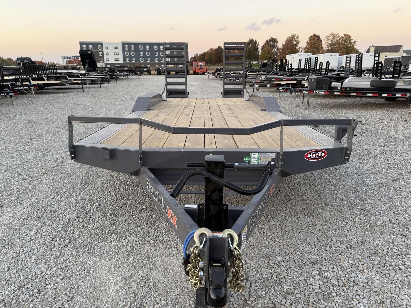 New 2026 RAWMAXX EQUIPMENT ECX20BP14K 102X20 TA BUGGY HAULER DOVETAIL (GVW:14000) SHADOW GRAY