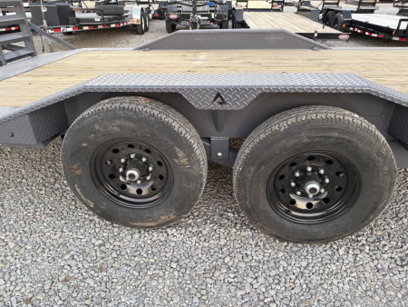 New 2026 RAWMAXX EQUIPMENT ECX20BP14K 102X20 TA BUGGY HAULER DOVETAIL (GVW:14000) SHADOW GRAY