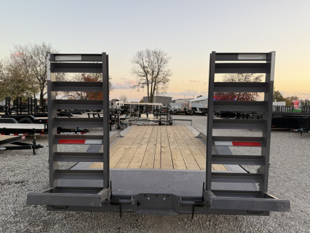 New 2026 RAWMAXX EQUIPMENT ECX20BP14K 102X20 TA BUGGY HAULER DOVETAIL (GVW:14000) SHADOW GRAY