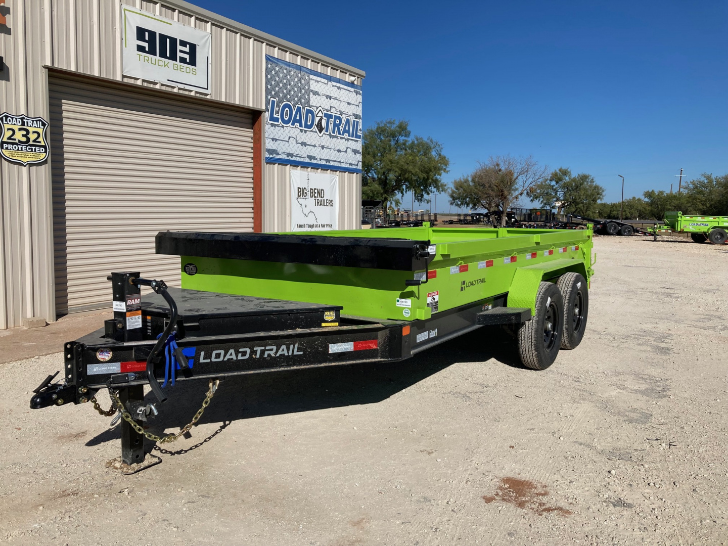 New 2026 Load Trail DT 14' x 83" Tandem Axle (8" x 13lb I-Beam) Dump Trailer