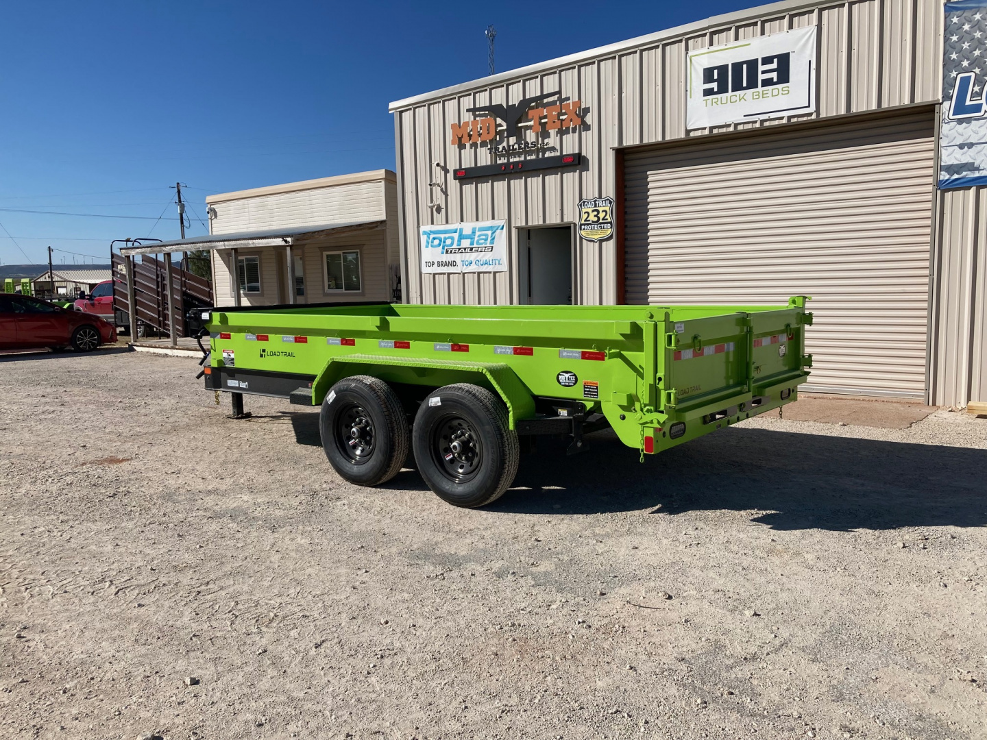 New 2026 Load Trail DT 14' x 83" Tandem Axle (8" x 13lb I-Beam) Dump Trailer