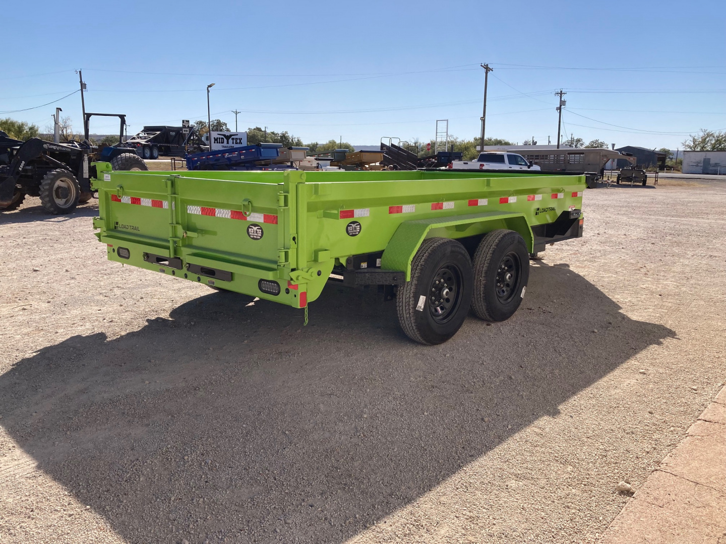 New 2026 Load Trail DT 14' x 83" Tandem Axle (8" x 13lb I-Beam) Dump Trailer